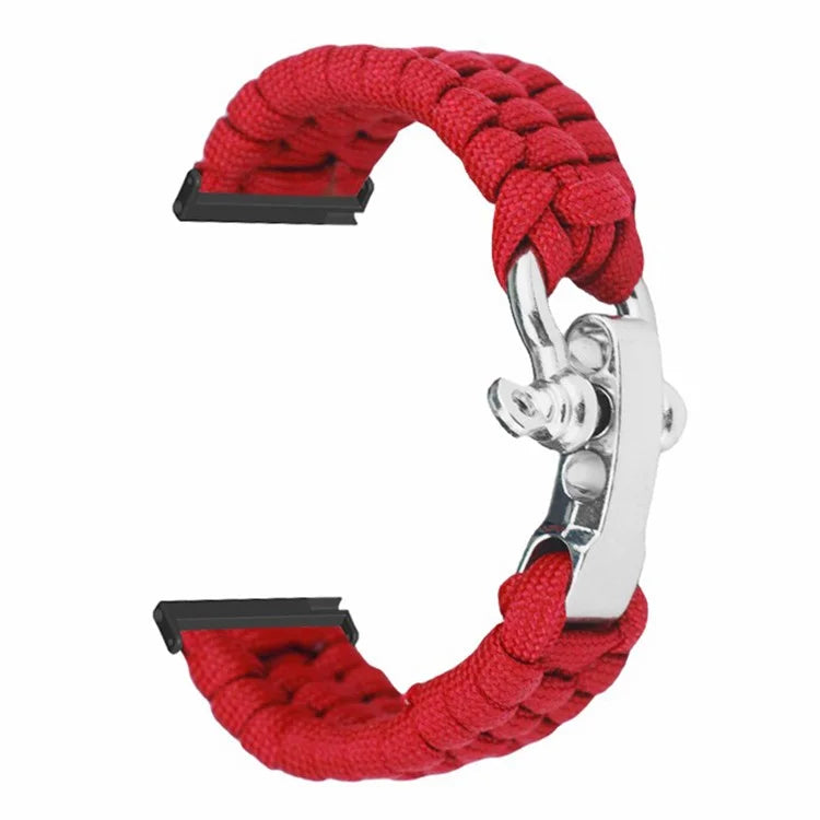 For Suunto Spartan Sport Wrist HR Baro / Suunto 7 / Suunto 9 24mm Watch Band Braided Rope Wrist Strap Bracelet
