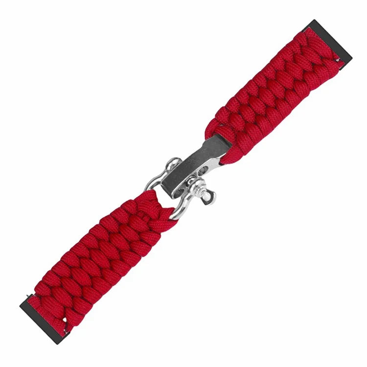 For Suunto Spartan Sport Wrist HR Baro / Suunto 7 / Suunto 9 24mm Watch Band Braided Rope Wrist Strap Bracelet