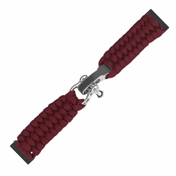 For Suunto Spartan Sport Wrist HR Baro / Suunto 7 / Suunto 9 24mm Watch Band Braided Rope Wrist Strap Bracelet