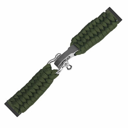 For Suunto Spartan Sport Wrist HR Baro / Suunto 7 / Suunto 9 24mm Watch Band Braided Rope Wrist Strap Bracelet