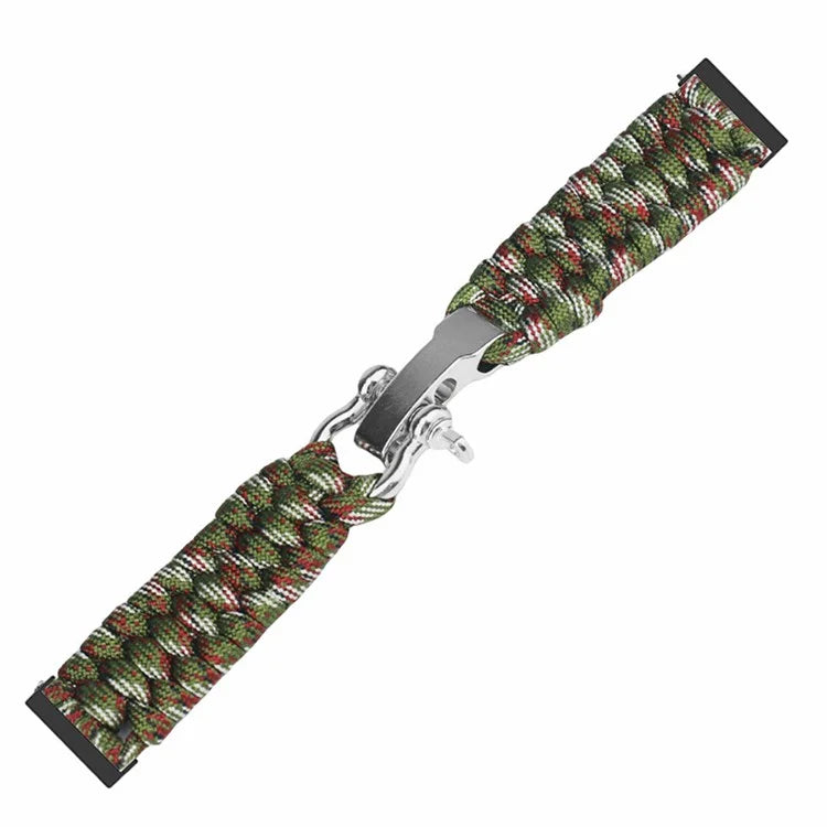 For Suunto Spartan Sport Wrist HR Baro / Suunto 7 / Suunto 9 24mm Watch Band Braided Rope Wrist Strap Bracelet
