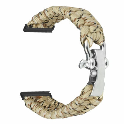 For Suunto Spartan Sport Wrist HR Baro / Suunto 7 / Suunto 9 24mm Watch Band Braided Rope Wrist Strap Bracelet