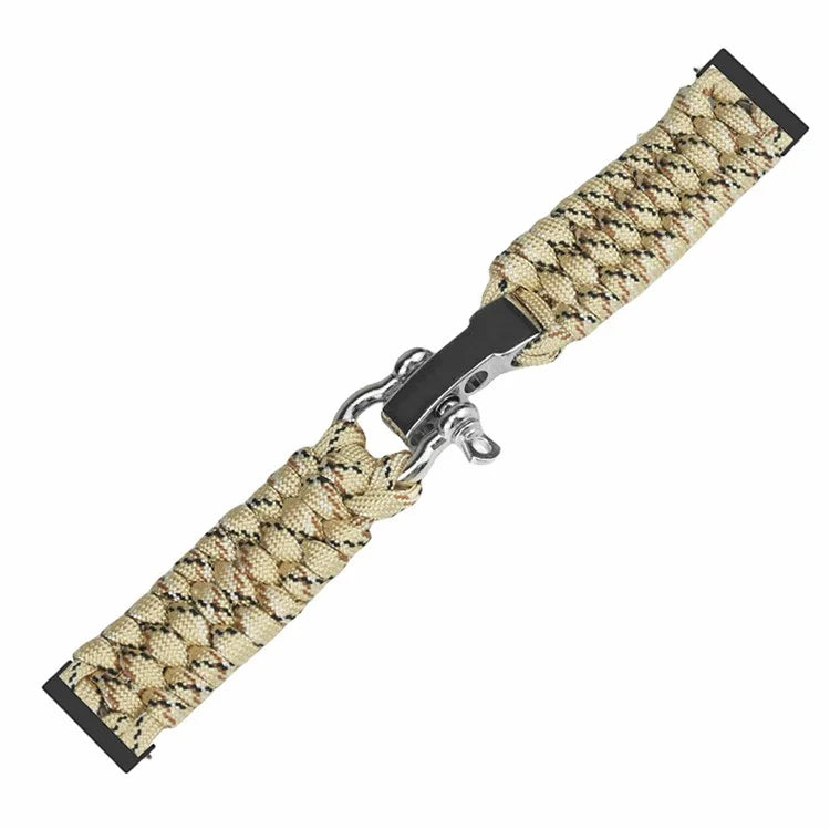 For Suunto Spartan Sport Wrist HR Baro / Suunto 7 / Suunto 9 24mm Watch Band Braided Rope Wrist Strap Bracelet