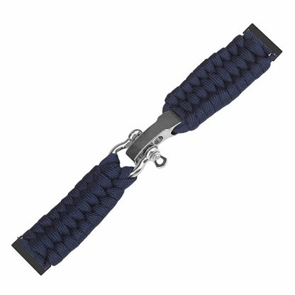 For Suunto Spartan Sport Wrist HR Baro / Suunto 7 / Suunto 9 24mm Watch Band Braided Rope Wrist Strap Bracelet