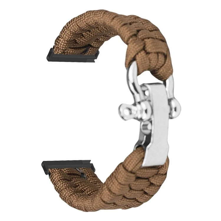 For Suunto Spartan Sport Wrist HR Baro / Suunto 7 / Suunto 9 24mm Watch Band Braided Rope Wrist Strap Bracelet