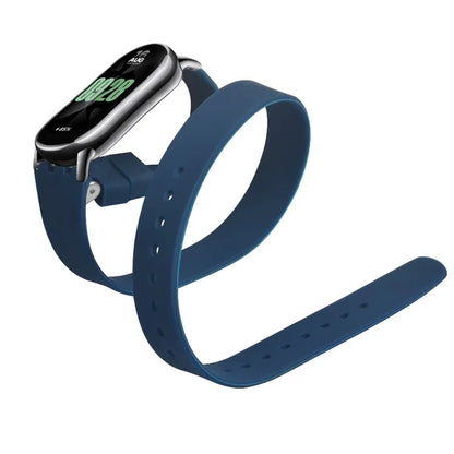 For Xiaomi Smart Band 8 / 8 NFC Watch Bands Silicone Strap with Metal Connector