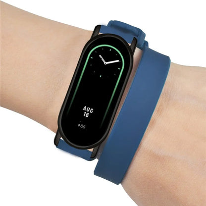 For Xiaomi Smart Band 8 / 8 NFC Watch Bands Silicone Strap with Metal Connector