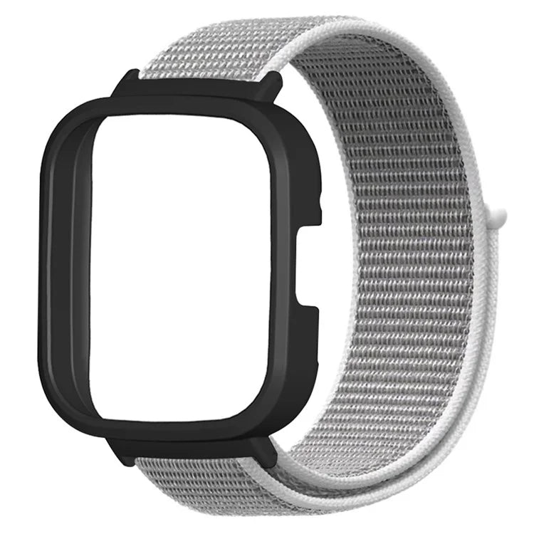 For Xiaomi Redmi Watch 3 Nylon Watch Band Adjustable Wrist Strap with Watch Case