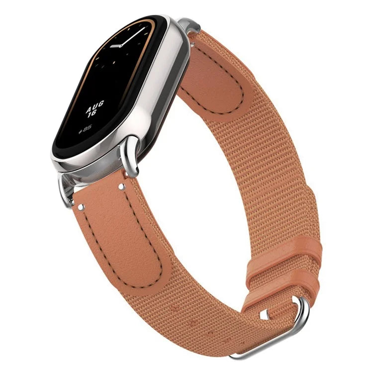 For Xiaomi Smart Band 8 / Band 8 NFC Woven Canvas Smartwatch Strap Adjustable Watch Band