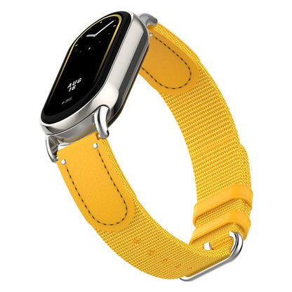 For Xiaomi Smart Band 8 / Band 8 NFC Woven Canvas Smartwatch Strap Adjustable Watch Band