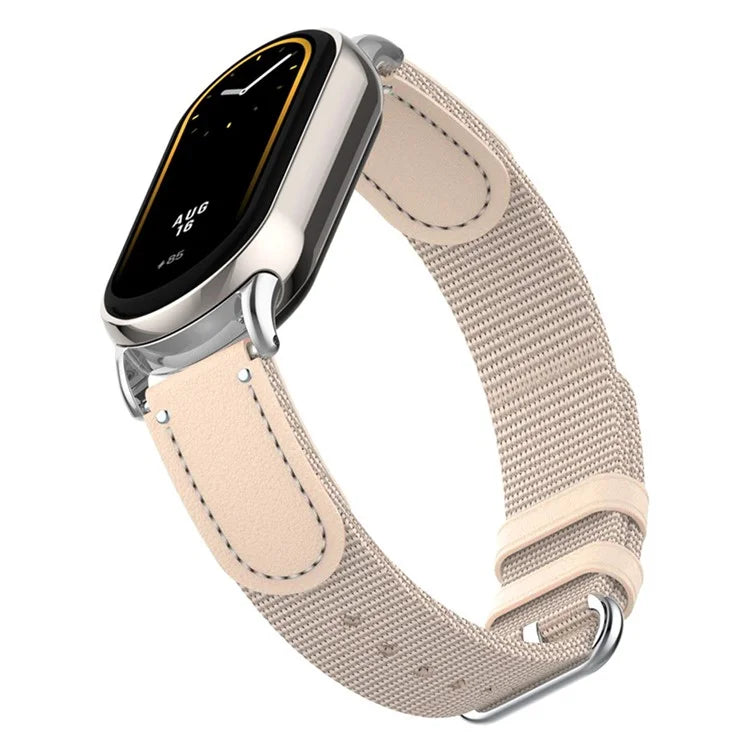 For Xiaomi Smart Band 8 / Band 8 NFC Woven Canvas Smartwatch Strap Adjustable Watch Band
