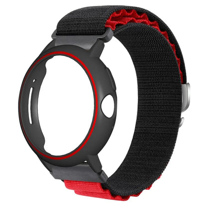 For Google Pixel Watch / Pixel Watch 2 Watch Band Nylon Loop Wrist Strap with Watch Case
