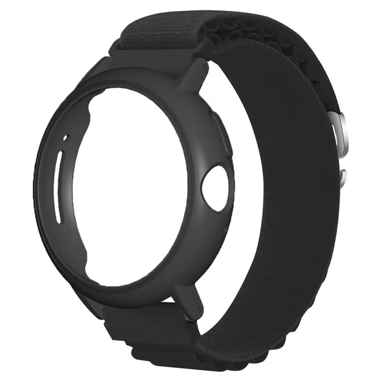 For Google Pixel Watch / Pixel Watch 2 Watch Band Nylon Loop Wrist Strap with Watch Case