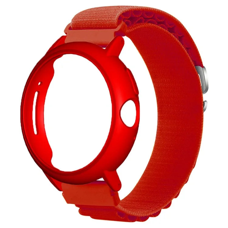 For Google Pixel Watch / Pixel Watch 2 Watch Band Nylon Loop Wrist Strap with Watch Case