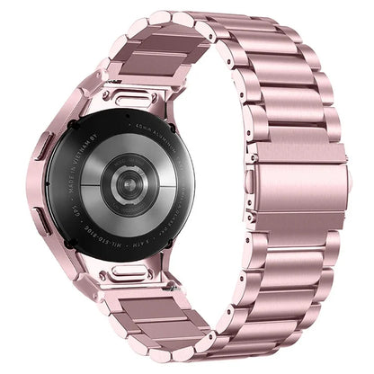 For Samsung Galaxy Watch6 40mm 44mm / Watch6 Classic 43mm / 47mm Smartwatch Strap Stainless Steel Wrist Band