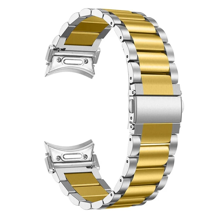 For Samsung Galaxy Watch6 40mm 44mm / Watch6 Classic 43mm / 47mm Smartwatch Strap Stainless Steel Wrist Band