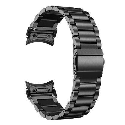 For Samsung Galaxy Watch 5 Active / Watch 5 / Watch4 Buckle Closure Stainless Steel Smart Watch Strap