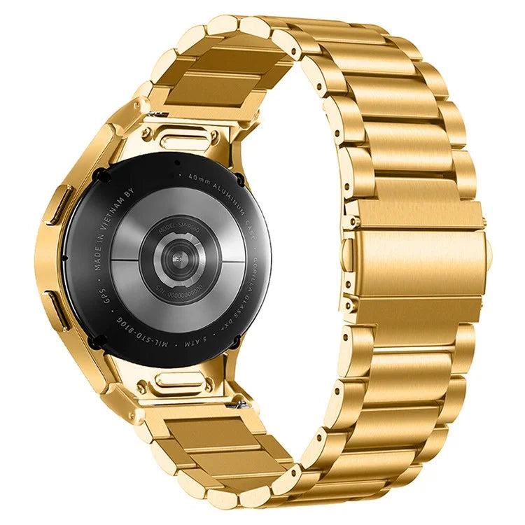 For Samsung Galaxy Watch 5 Active /  Pro  /  Watch 5  /  Watch4 Stainless Steel Wrist Strap Replacement