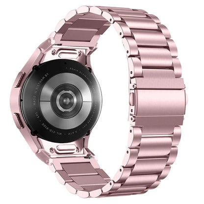 For Samsung Galaxy Watch 5 Active /  Pro  /  Watch 5  /  Watch4 Stainless Steel Wrist Strap Replacement