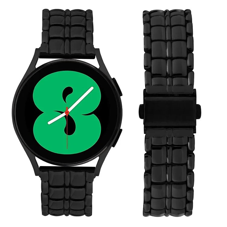 For Samsung Galaxy Watch6 40mm 44mm / Watch6 Classic 43mm / Classic 47mm Universal 20mm Metal Watch Strap