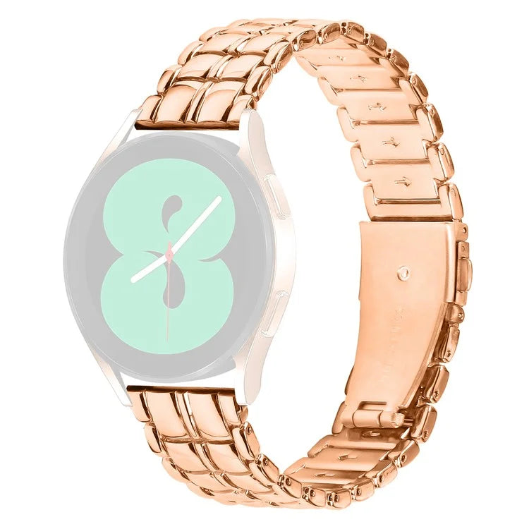 For Samsung Galaxy Watch6 40mm 44mm / Watch6 Classic 43mm / Classic 47mm Universal 20mm Metal Watch Strap