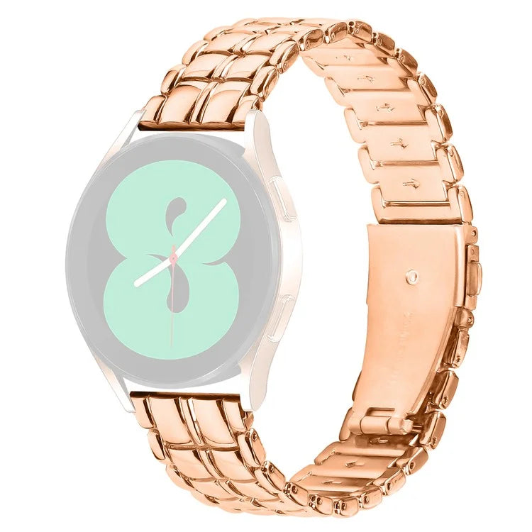 For Samsung Galaxy Watch6 40mm 44mm / Watch6 Classic 43mm / Classic 47mm Easy Installation Metal Watch Strap