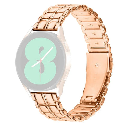 For Samsung Galaxy Watch6 40mm 44mm / Watch6 Classic 43mm / Classic 47mm Easy Installation Metal Watch Strap