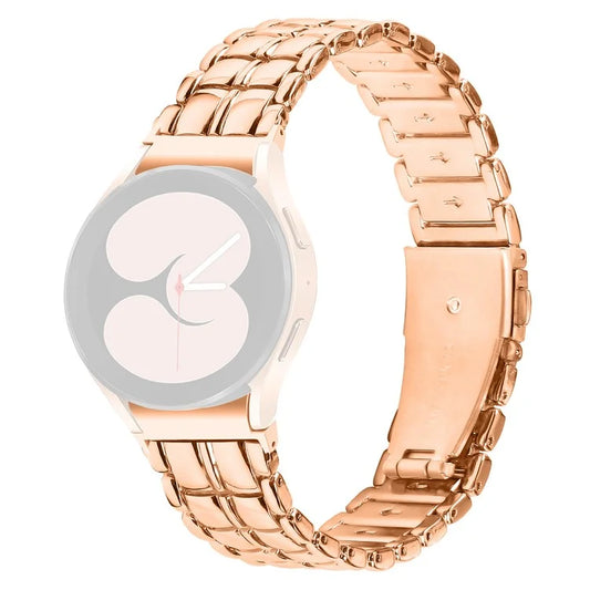For Samsung Galaxy Watch 5 Active / Watch 5 / Watch4 Buckle Closure Metal Smart Watch Replacement Strap