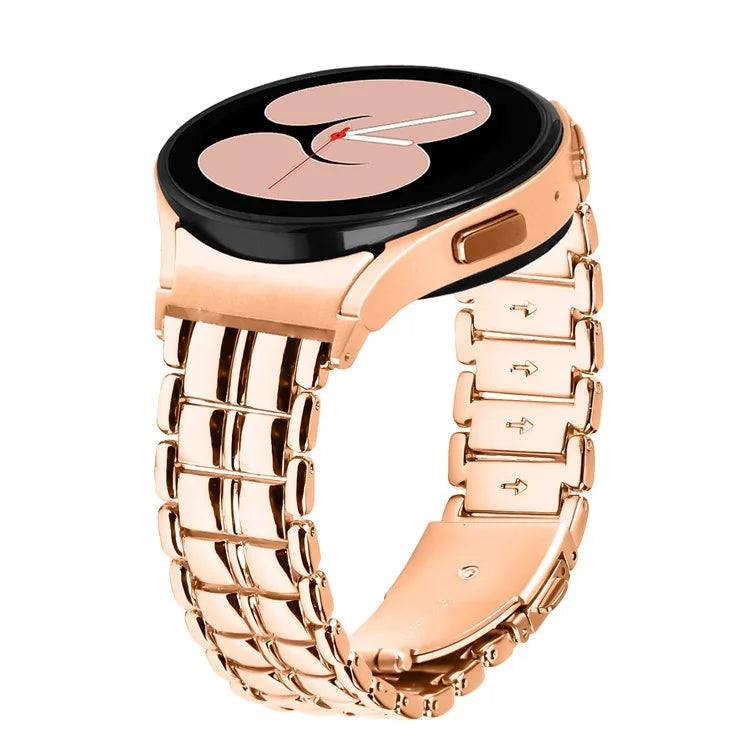 For Samsung Galaxy Watch 5 Active / Watch 5 / Watch4 Buckle Closure Metal Smart Watch Replacement Strap
