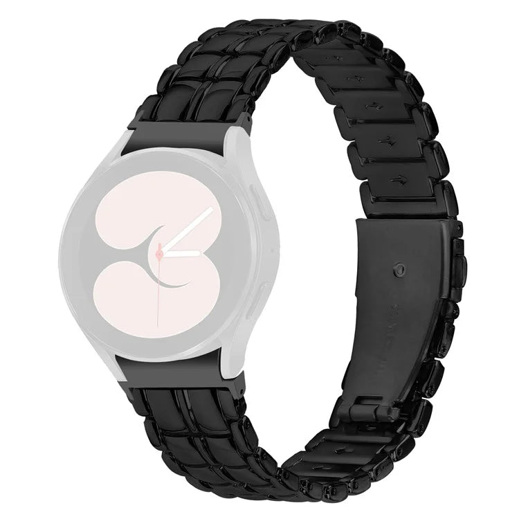 For Samsung Galaxy Watch 5 Active / Watch 5 / Watch4 Buckle Closure Metal Smart Watch Replacement Strap