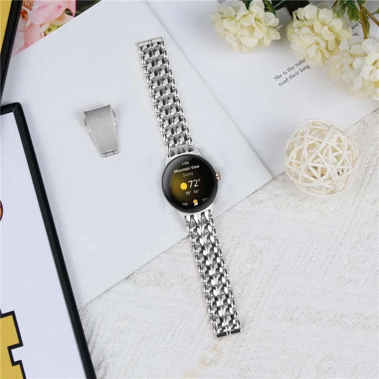 For Google Pixel Watch / Watch 2 Alloy Wrist Band Replacement Watch Strap