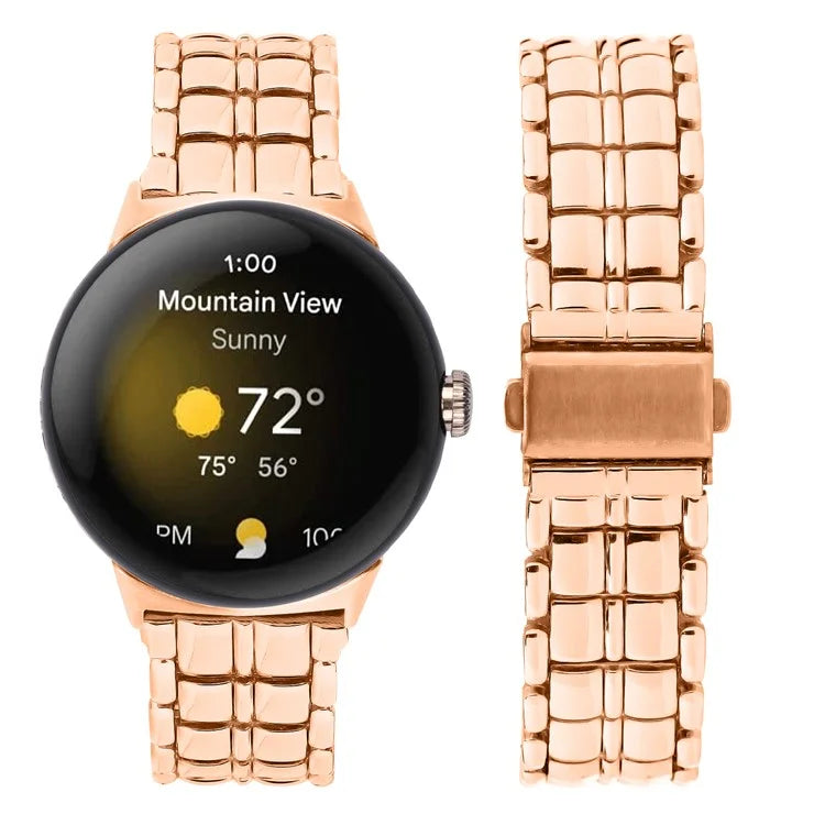 For Google Pixel Watch / Watch 2 Alloy Wrist Band Replacement Watch Strap