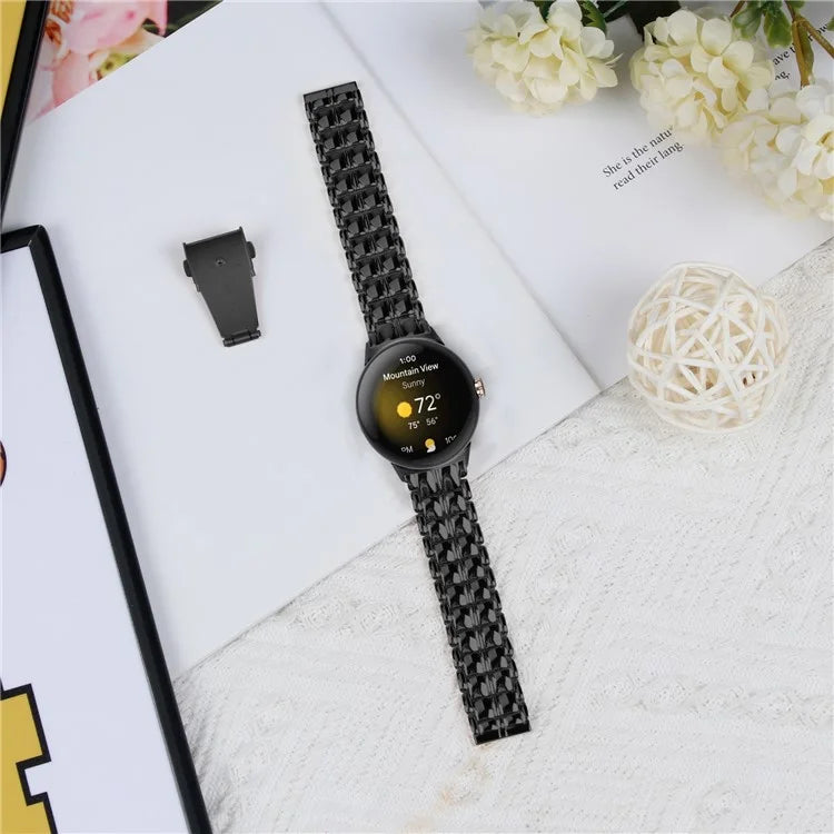 For Google Pixel Watch / Watch 2 Alloy Wrist Band Replacement Watch Strap