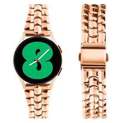 For Samsung Galaxy Watch4 40mm / 44mm / Watch4 Active 40mm / 44mm / Watch 5 40 / 44mm Slim Watch Strap 20mm Metal Watch Band