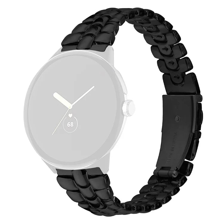 For Google Pixel Watch / Watch 2 Fashion Alloy Watch Strap Replacement Wrist Band