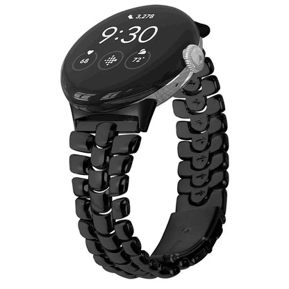 For Google Pixel Watch / Watch 2 Fashion Alloy Watch Strap Replacement Wrist Band