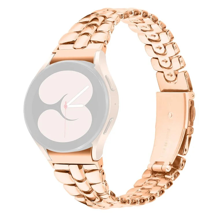 For Samsung Galaxy Watch6 40mm / 44mm / Watch6 Classic 43mm / 47mm Metal Watch Strap Seamless Slim Watch Band