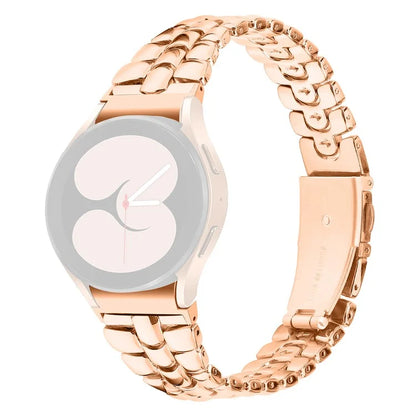 For Samsung Galaxy Watch6 40mm / 44mm / Watch6 Classic 43mm / 47mm Metal Watch Strap Seamless Slim Watch Band