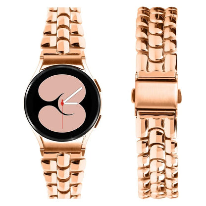 For Samsung Galaxy Watch6 40mm / 44mm / Watch6 Classic 43mm / 47mm Metal Watch Strap Seamless Slim Watch Band