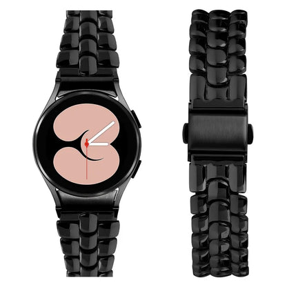 For Samsung Galaxy Watch4 / Watch4 Classic / Watch4 Active / Watch 5 / Watch 5 Active Slim Watch Band Seamless Metal Watch Strap