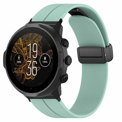 For Suunto Spartan Sport Wrist HR Baro / Suunto 7 Silicone Wrist Strap 24mm Watch Band (Thick Spring Bar)