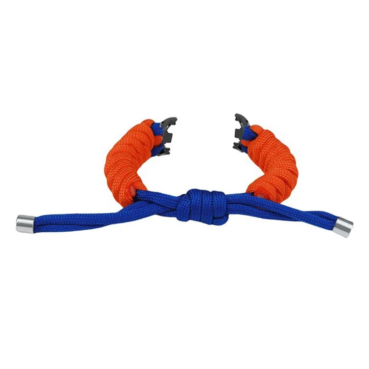For Xiaomi Smart Band 8 / Smart Band 8 NFC Watch Band Contrast Color Braided Rope Bracelet