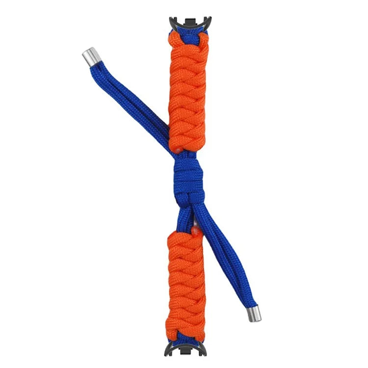 For Xiaomi Smart Band 8 / Smart Band 8 NFC Watch Band Contrast Color Braided Rope Bracelet