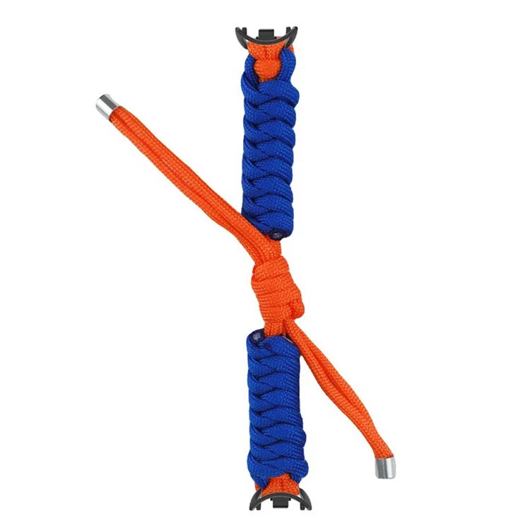 For Xiaomi Smart Band 8 / Smart Band 8 NFC Watch Band Contrast Color Braided Rope Bracelet