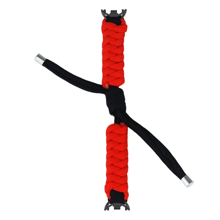 For Xiaomi Smart Band 8 / Smart Band 8 NFC Watch Band Contrast Color Braided Rope Bracelet