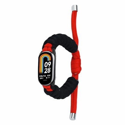 For Xiaomi Smart Band 8 / Smart Band 8 NFC Watch Band Contrast Color Braided Rope Bracelet