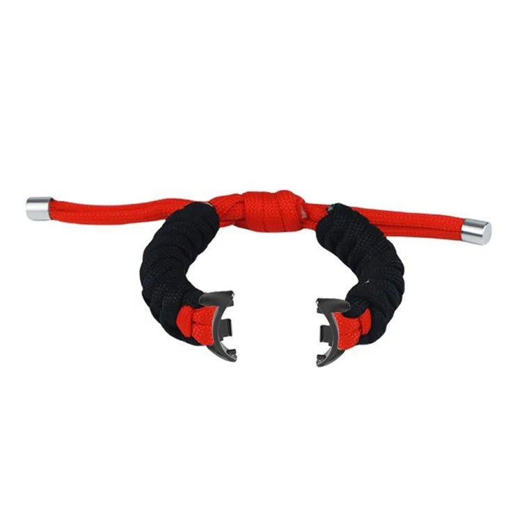 For Xiaomi Smart Band 8 / Smart Band 8 NFC Watch Band Contrast Color Braided Rope Bracelet