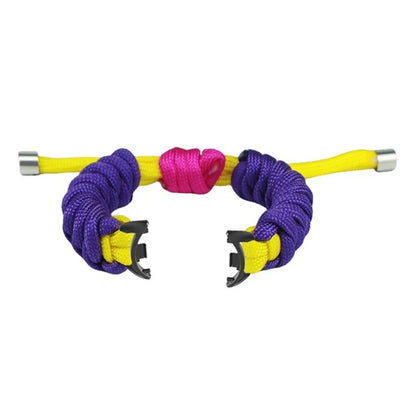 For Xiaomi Smart Band 8 / Smart Band 8 NFC Watch Band Contrast Color Braided Rope Bracelet