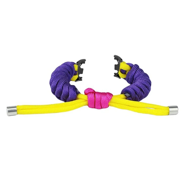 For Xiaomi Smart Band 8 / Smart Band 8 NFC Watch Band Contrast Color Braided Rope Bracelet