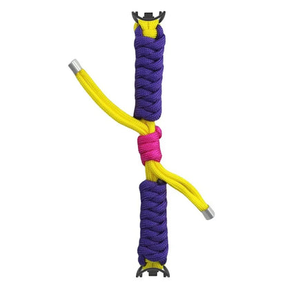 For Xiaomi Smart Band 8 / Smart Band 8 NFC Watch Band Contrast Color Braided Rope Bracelet